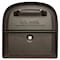 Architectural Mailboxes Mailbox, Rubbed Bronze, Post Mount, Large 6300RZ - alternate 4